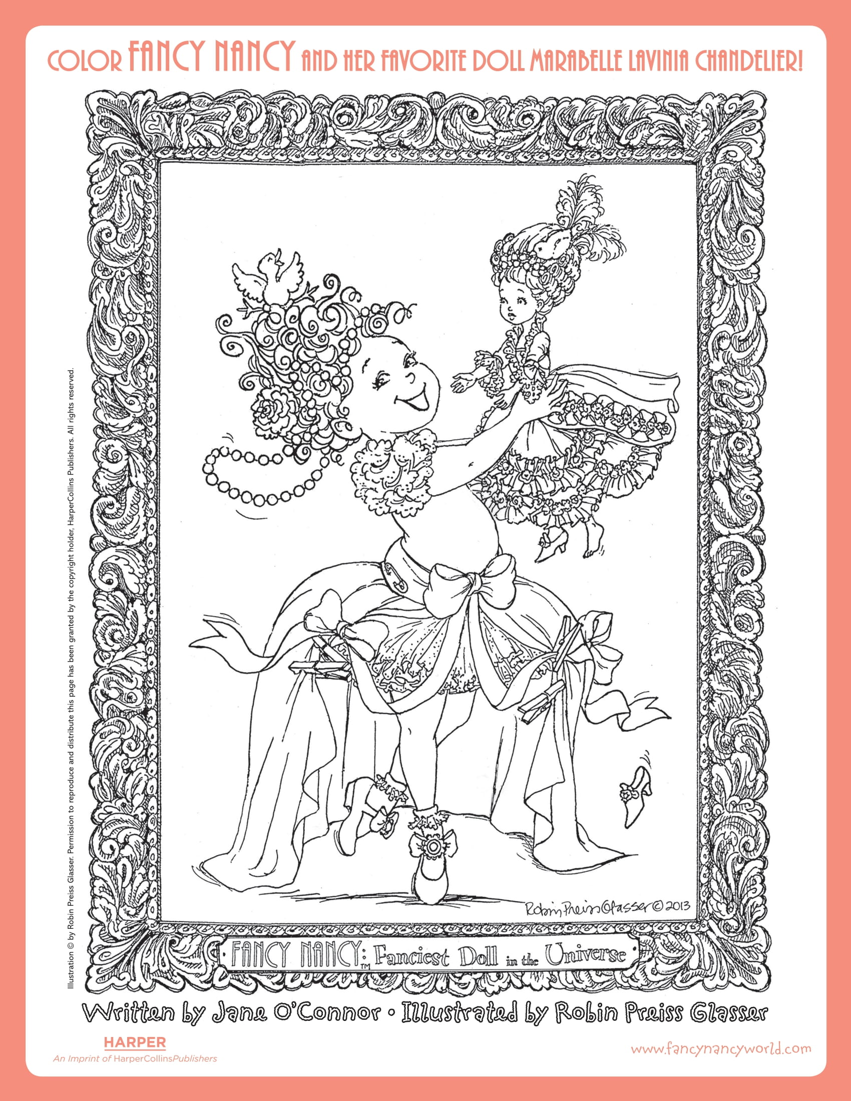 Fancy Nancy and Marabelle Lavinia Chandelier