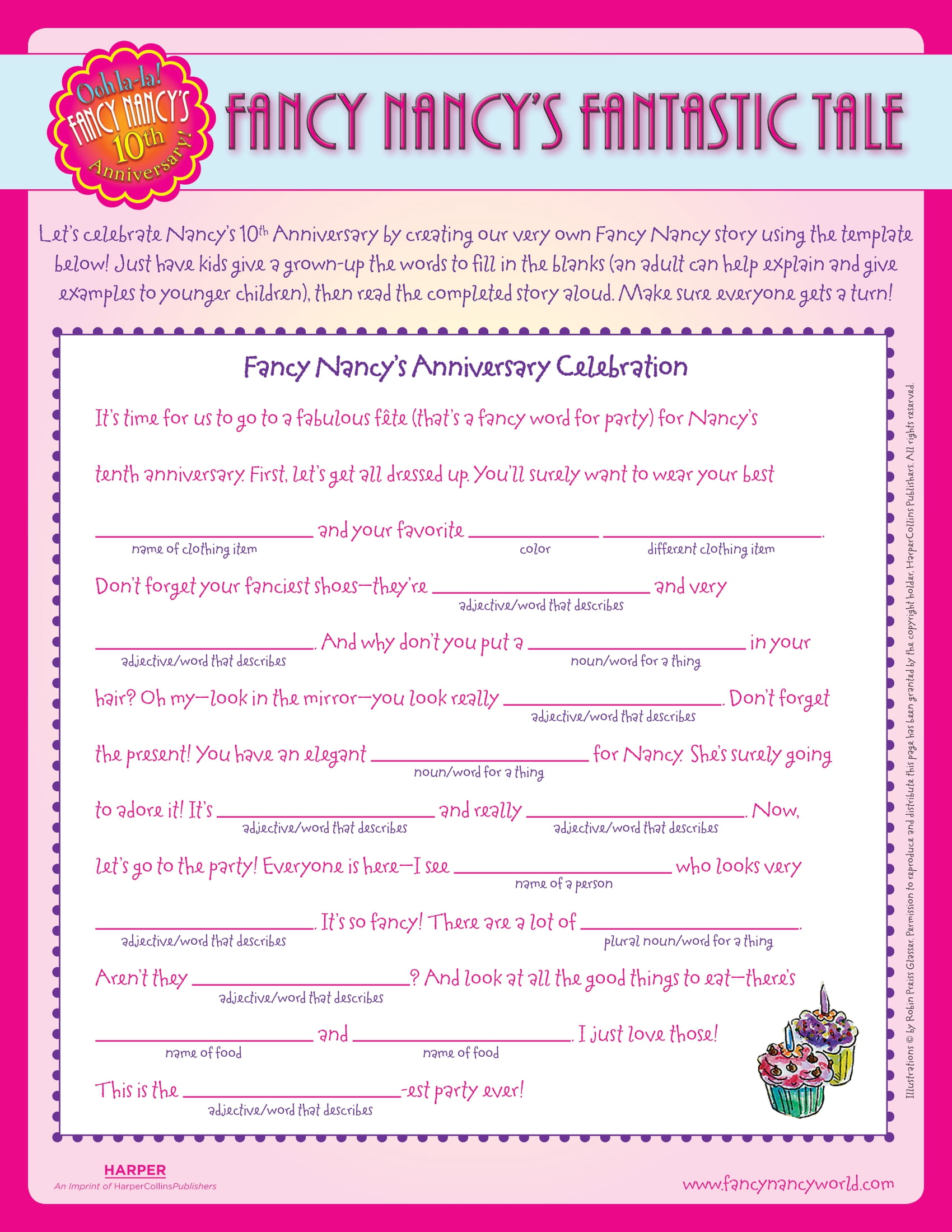 Fancy Nancy’s Fantastic Tale