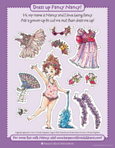 Fancy Nancy Paper Doll